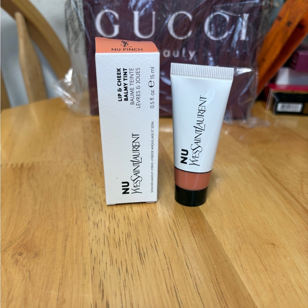Yves Saint Laurent NU Lip & Cheek Balmy Tint in NU PINCH, 0.5oz, BNIB, AUTHENTIC